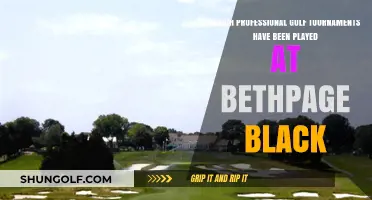 Bethpage Black: Host to Legendary Golf Tournaments
