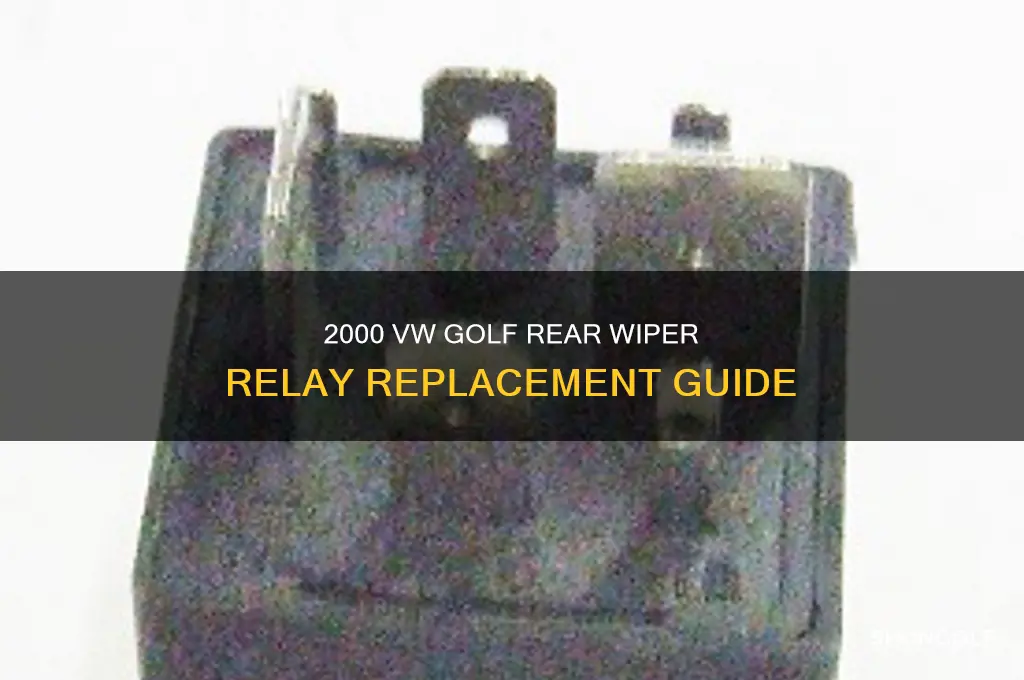 which relay rear wiper 2000 golf