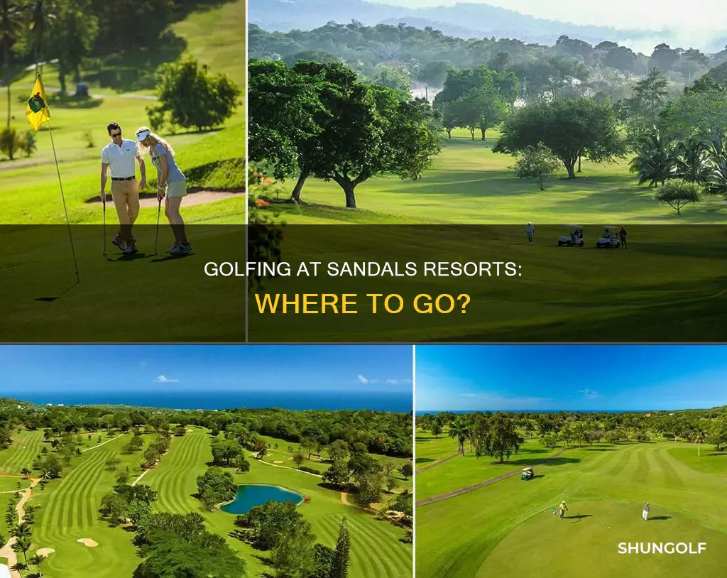 which sandals resorts have golf