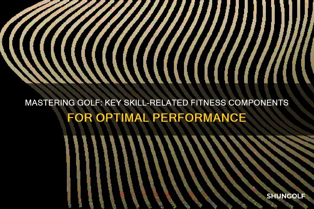which skill related fitness component is important in golf