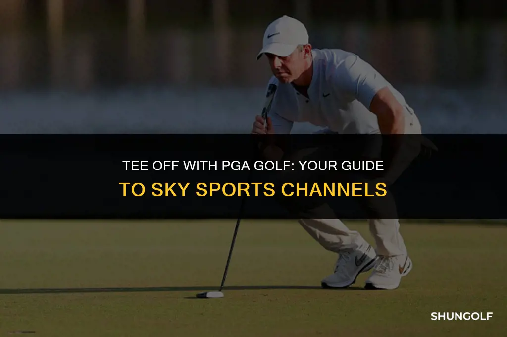 which sky sports channel is pga golf on