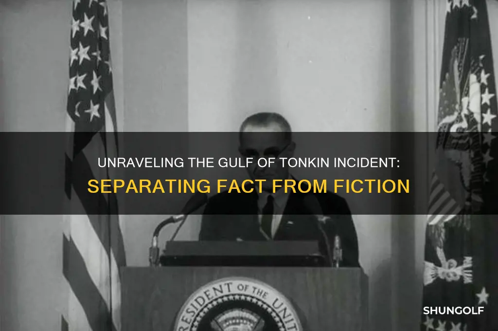 which statement about the golf of tonkin incident is true