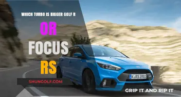 Golf R vs Focus RS: Comparing Turbo Sizes and Performance