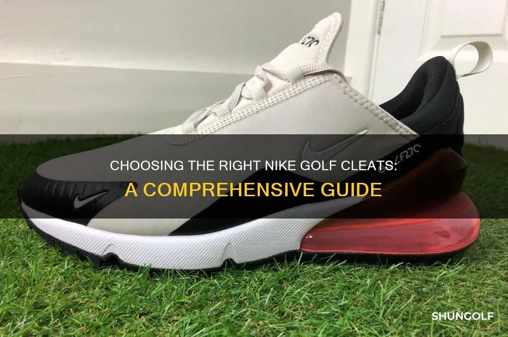 which type of cleat for nike golf