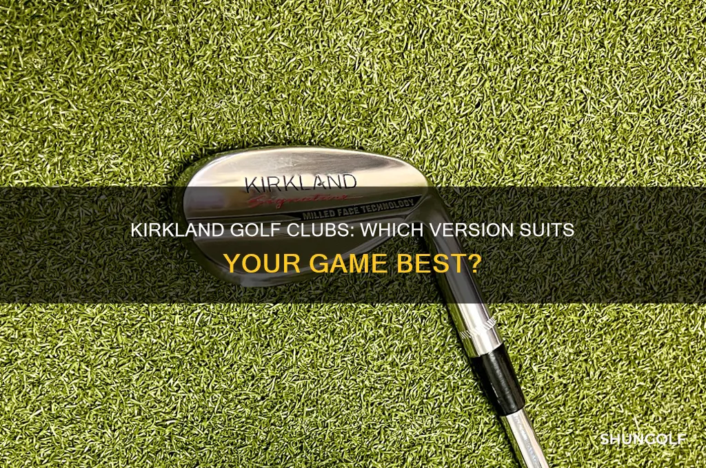 which version of the kirkland golf clubs is best