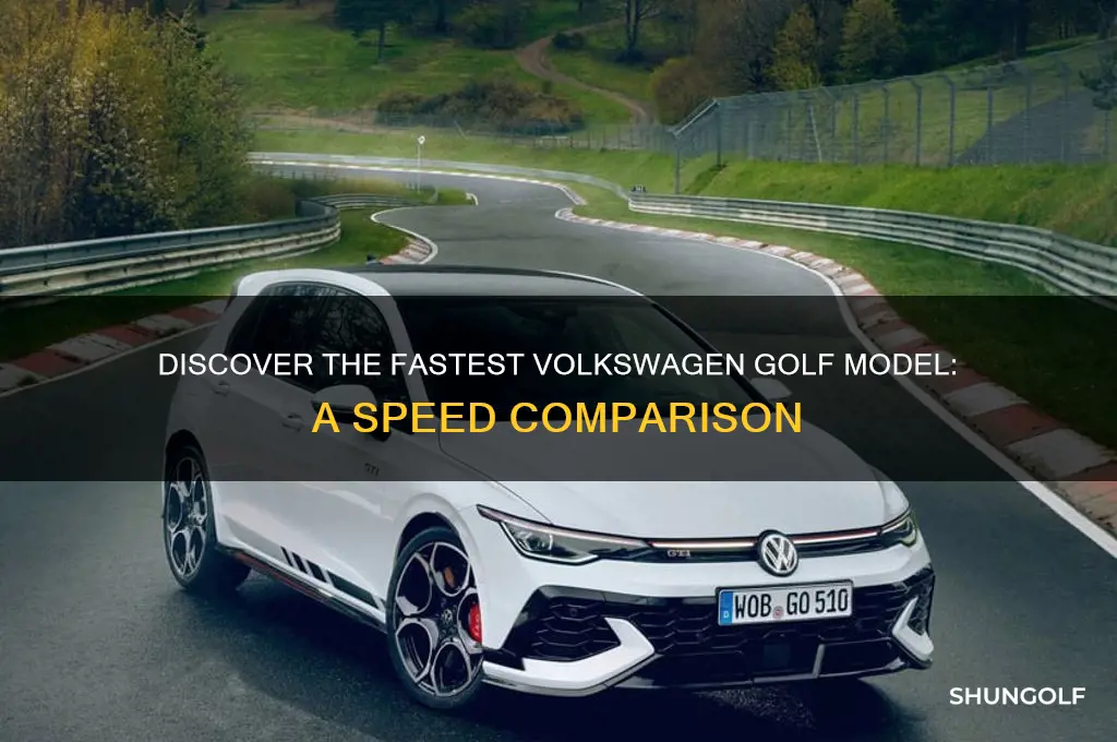 which volkswagen golf is the fastest