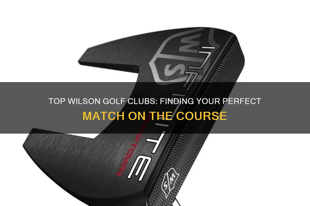 which wilson golf clubs are best