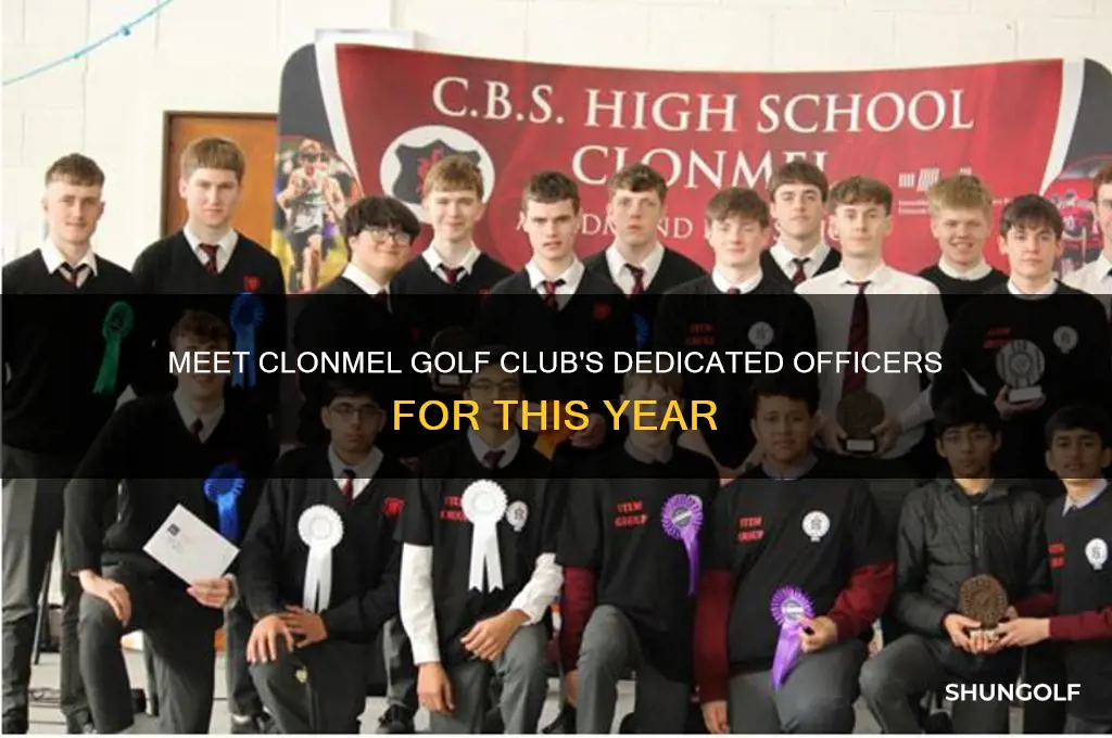 who are clonmel golf clubs officers this year