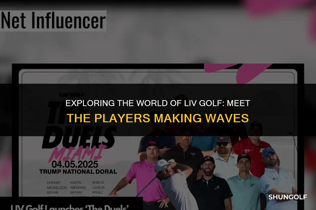 who are liv golfers