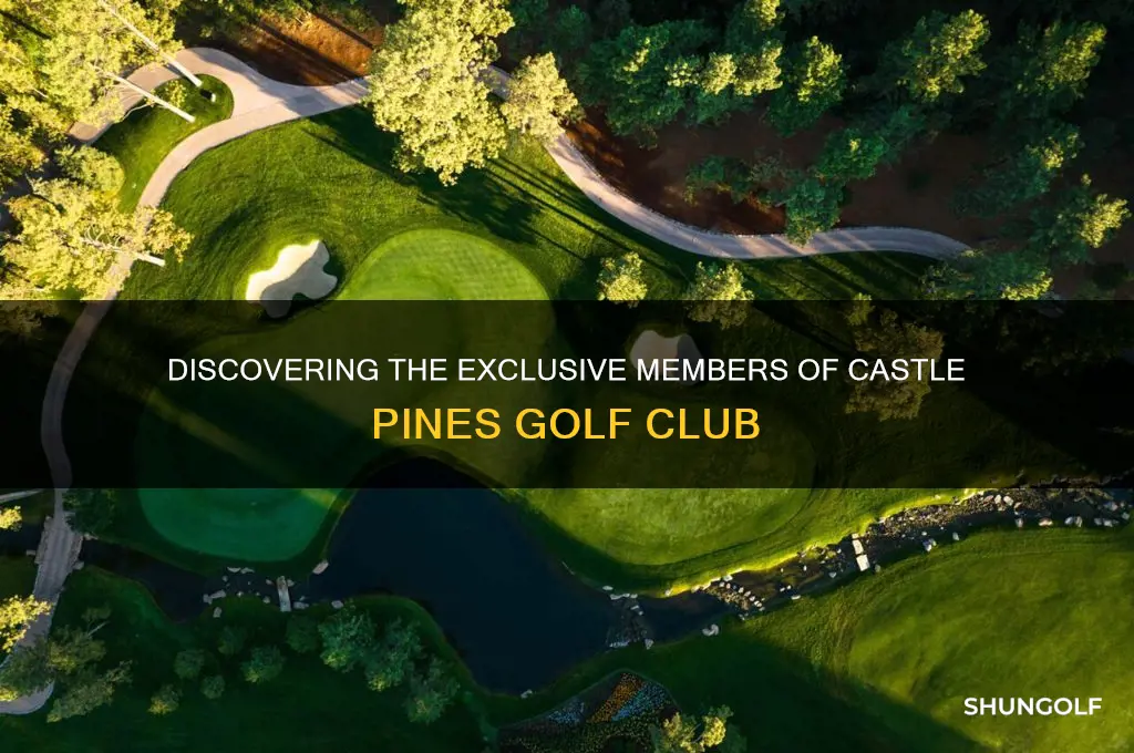 who are members at castle pines golf club