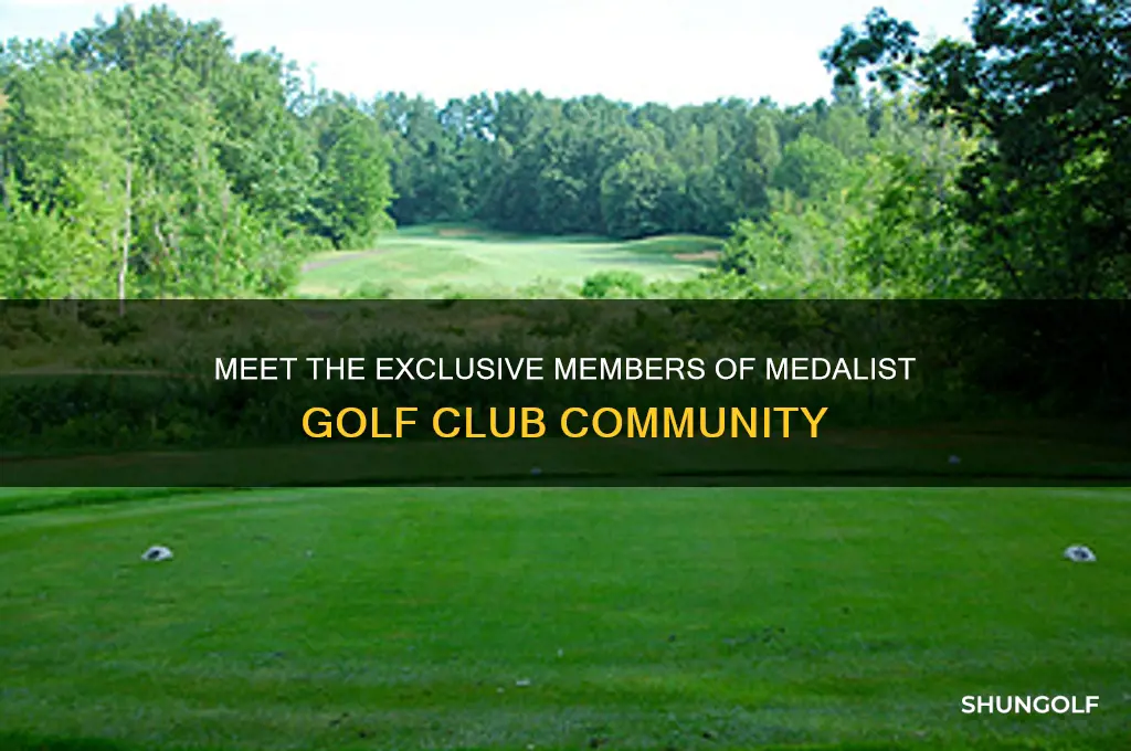who are members of medalist golf club