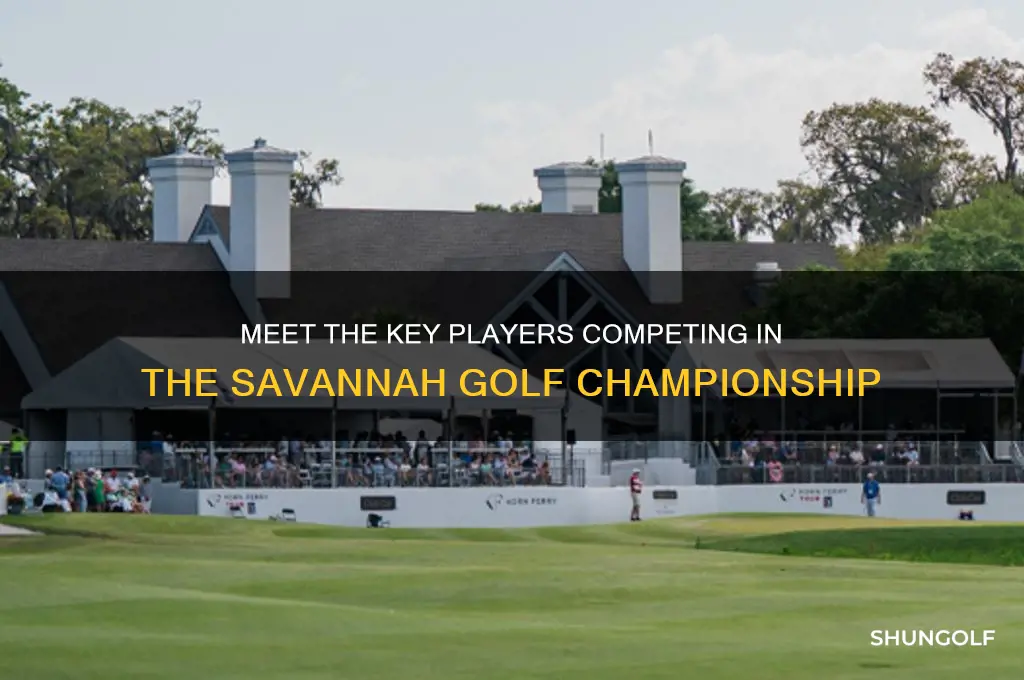 who are players in the savannah golf championship