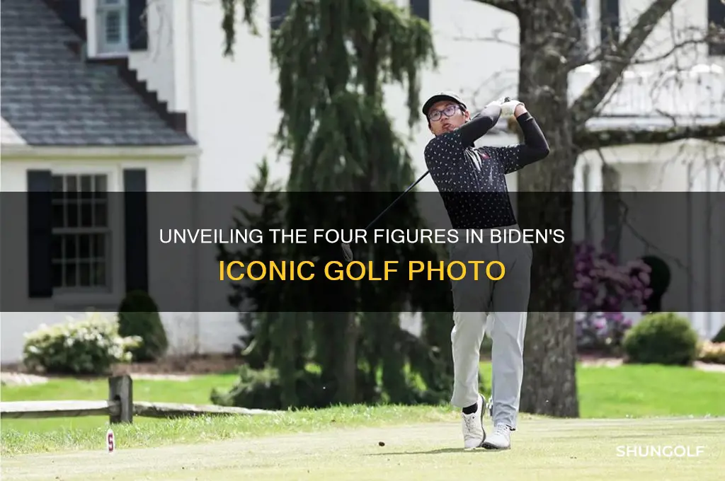 who are the 4 people in the biden golf photo