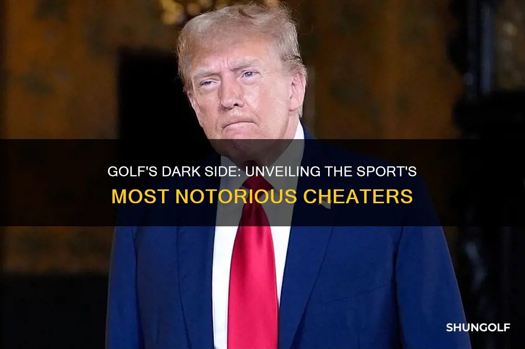 who are the biggest cheaters in golf