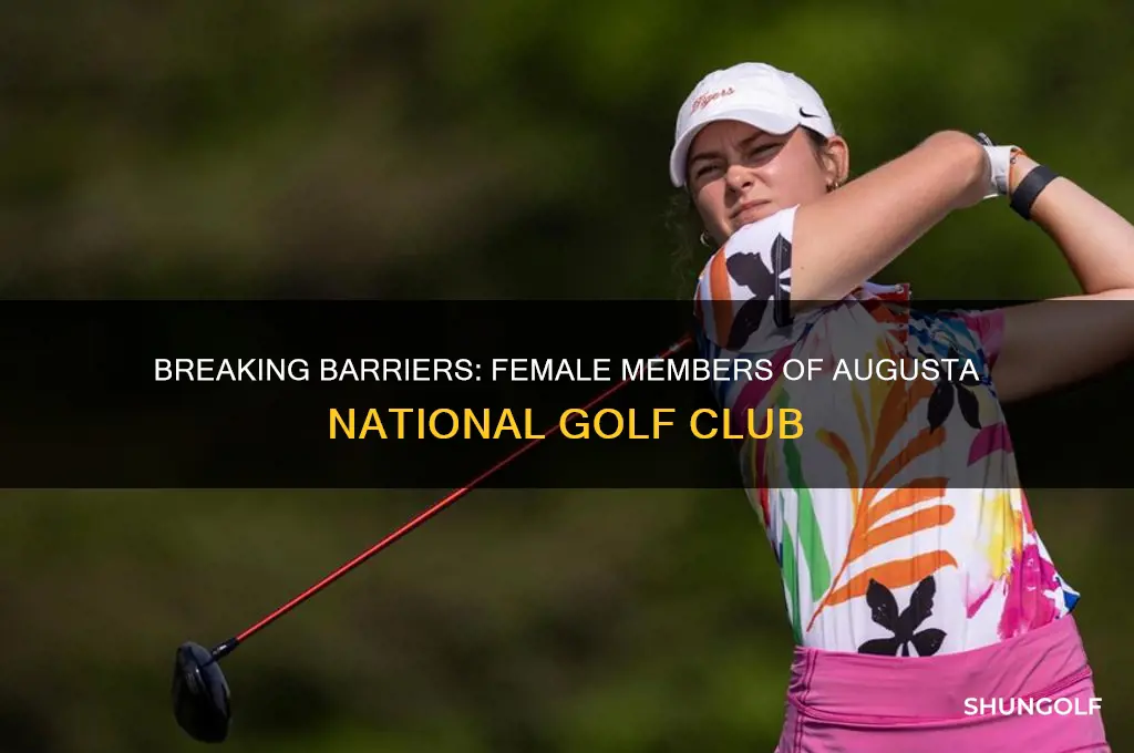 who are the female members of augusta national golf club