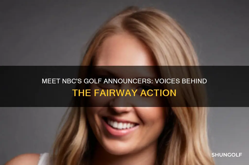 who are the golf announcers on nbc