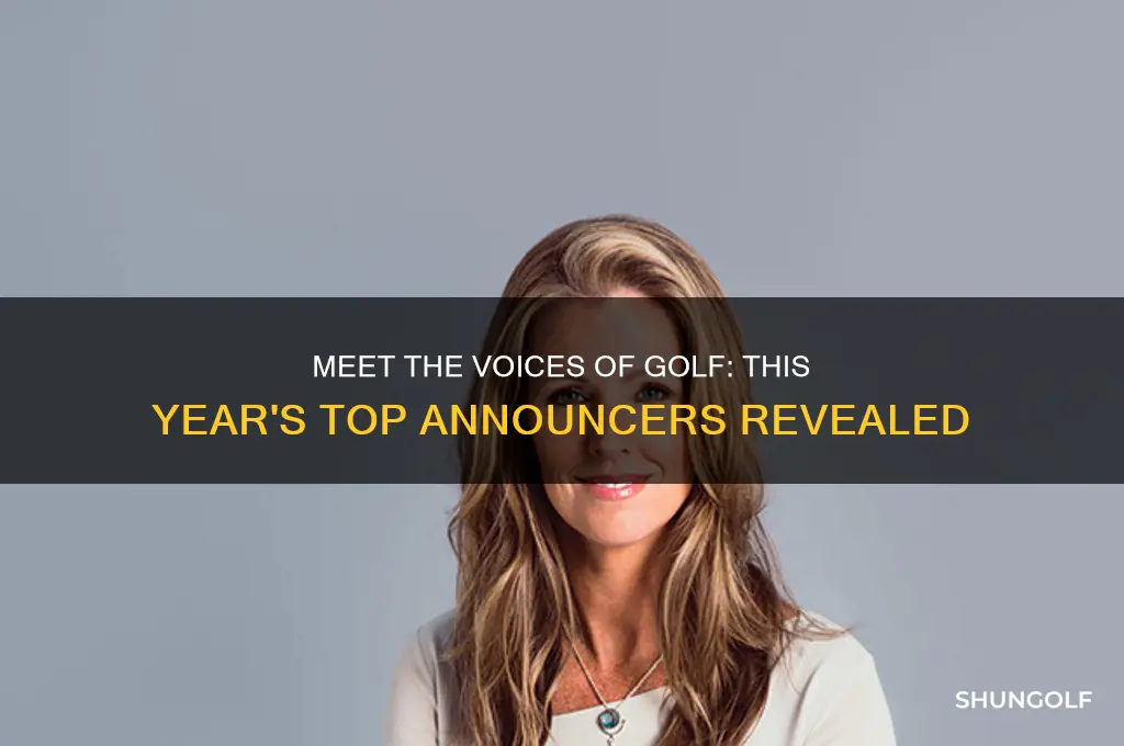 who are the golf announcers this year