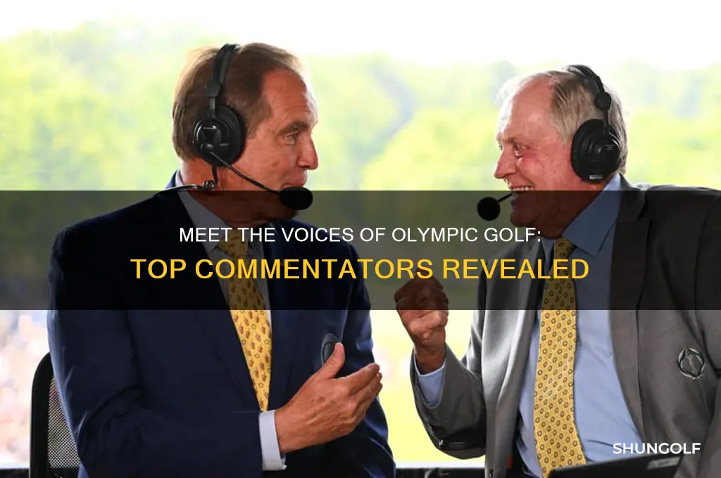 who are the olympic golf commentators