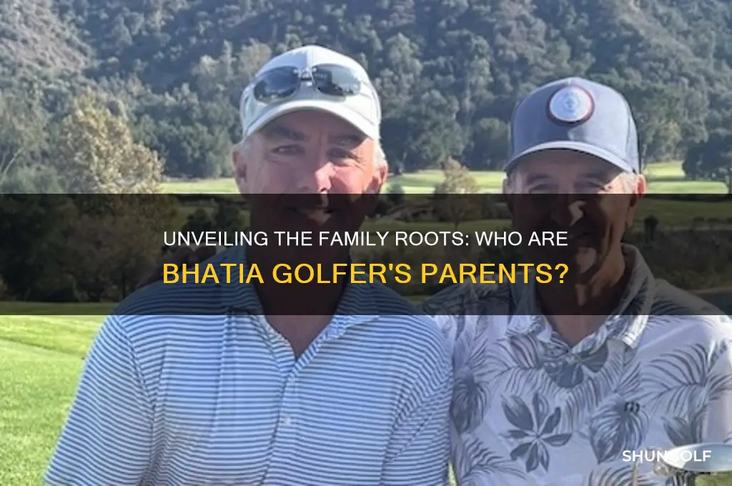 who are the parents of bhatia golfer