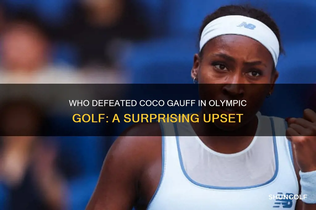 who beat coco golf at the olympics