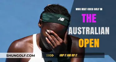 Australian Open Upset: Who Defeated Coco Golf in the Tournament?