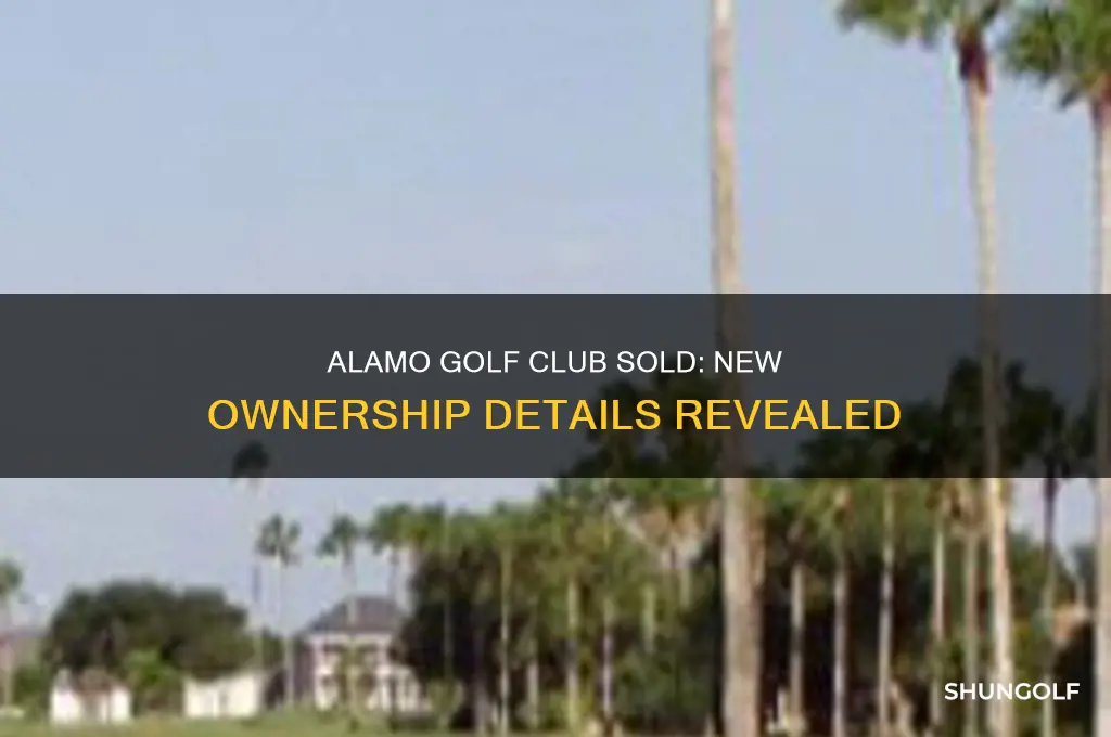 who bought alamo golf club