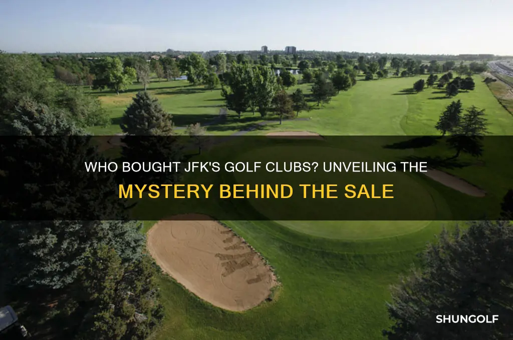 who bought jfk golf clubs