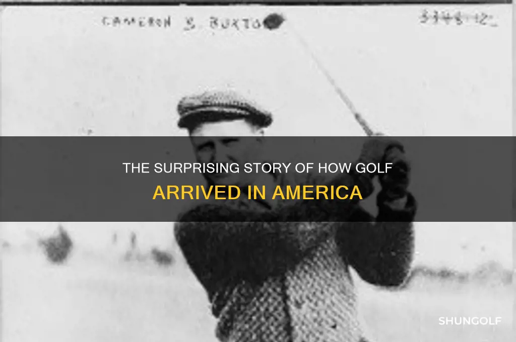 who brought golf to america