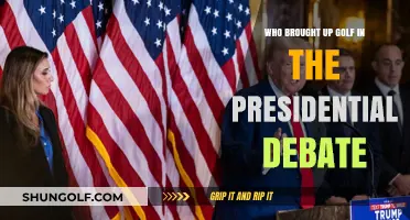 Golf's Unexpected Appearance in the Presidential Debate: Who Brought It Up?