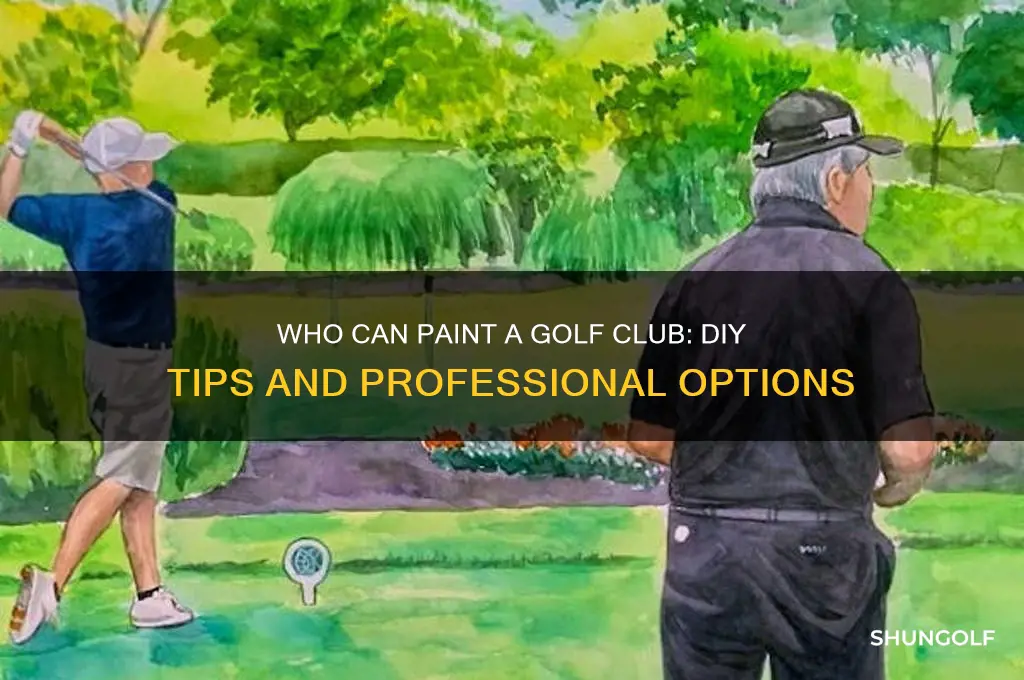 who can paint a golf club