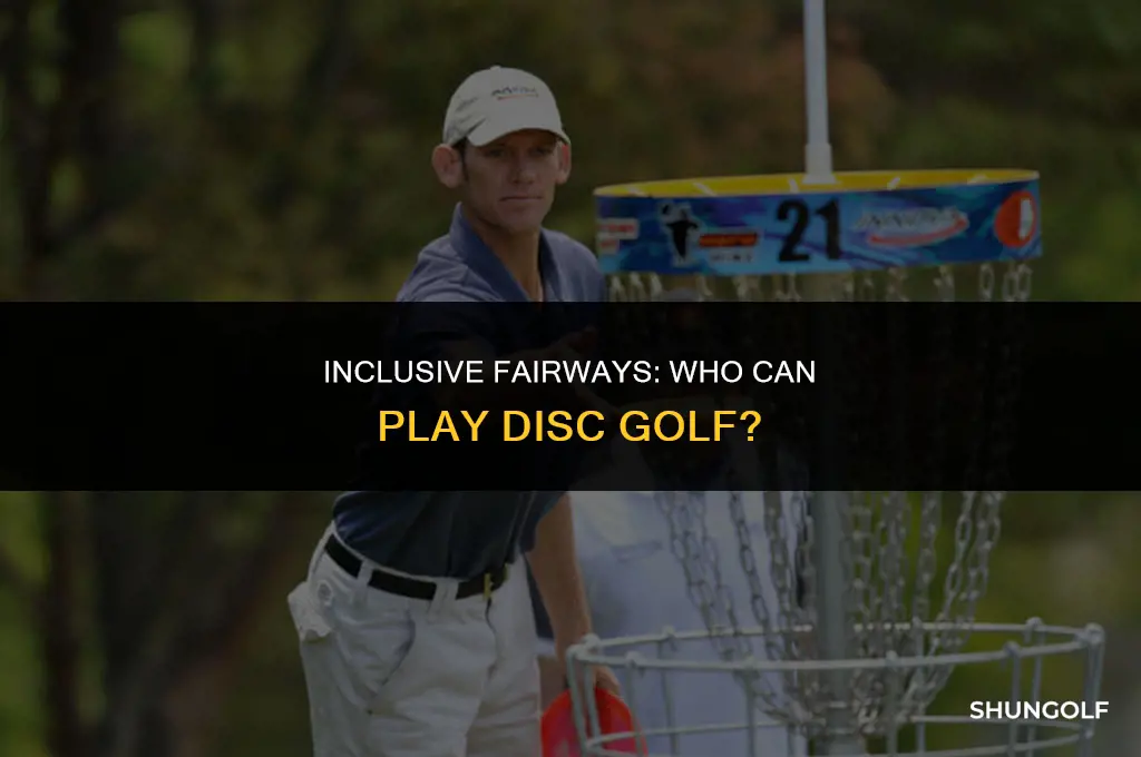who can play disc golf
