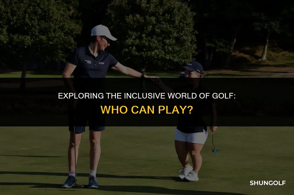 who can play golf
