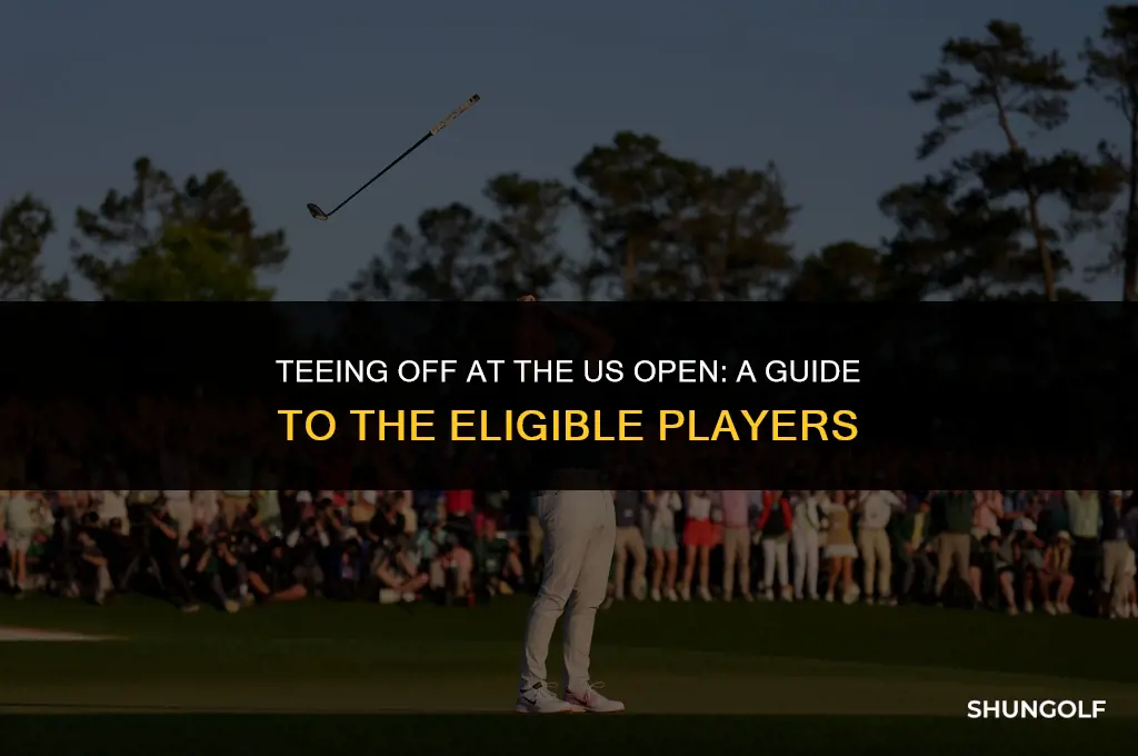who can play in the us open golf