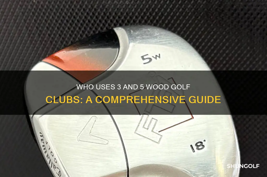 who carries 3 nd 5 wood golf
