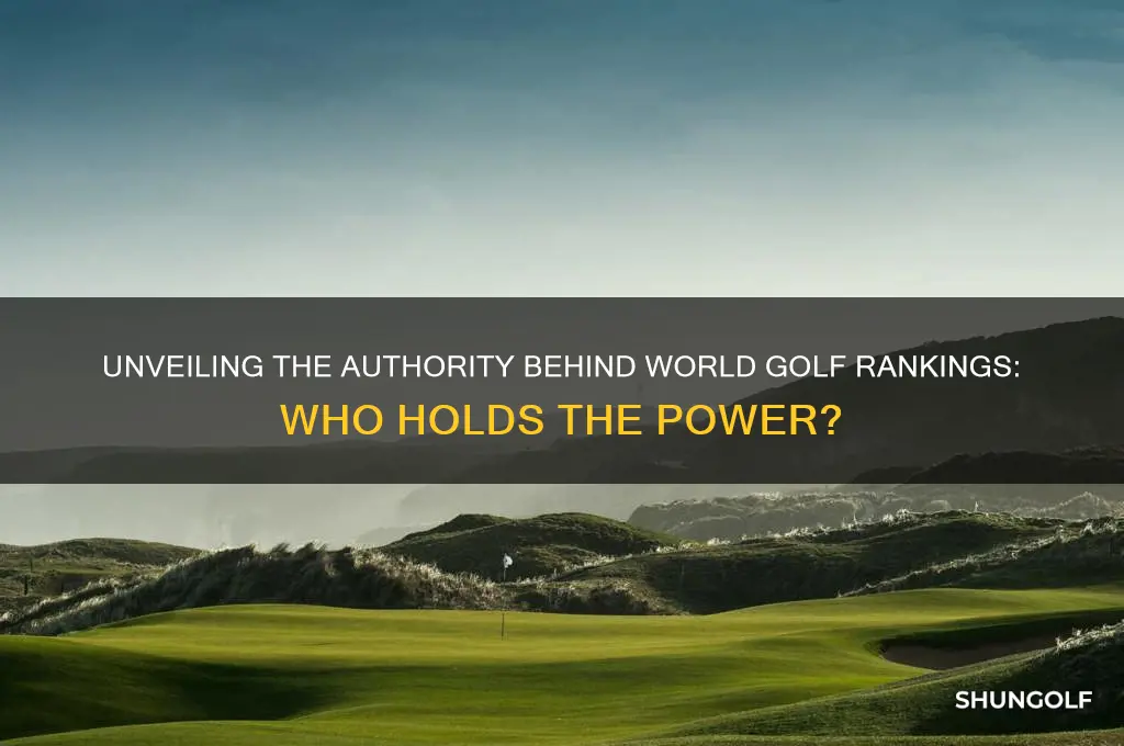 who controls world golf rankings