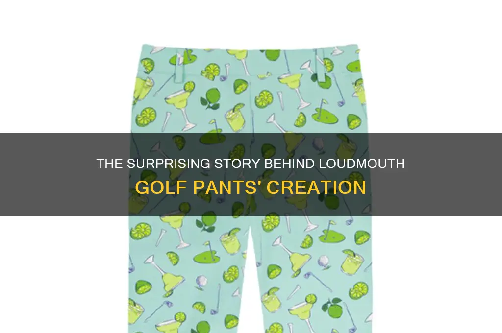 who created loudmoth golf pants