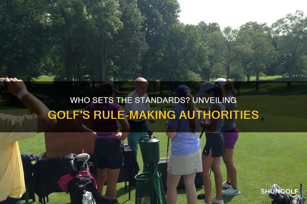 who defines the rules of golf
