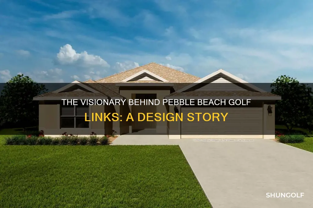 who designed pebble beach golf links