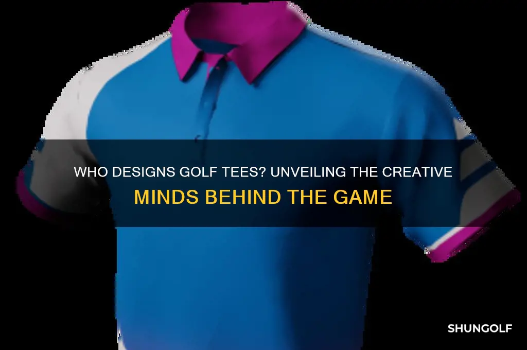 who designs golf tees