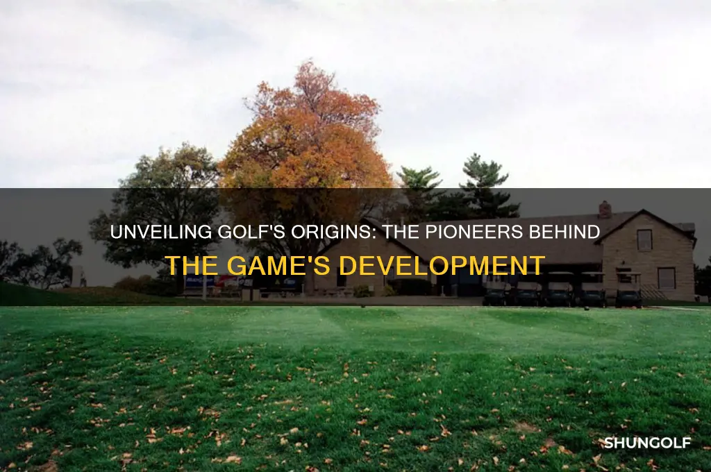 who developed golf