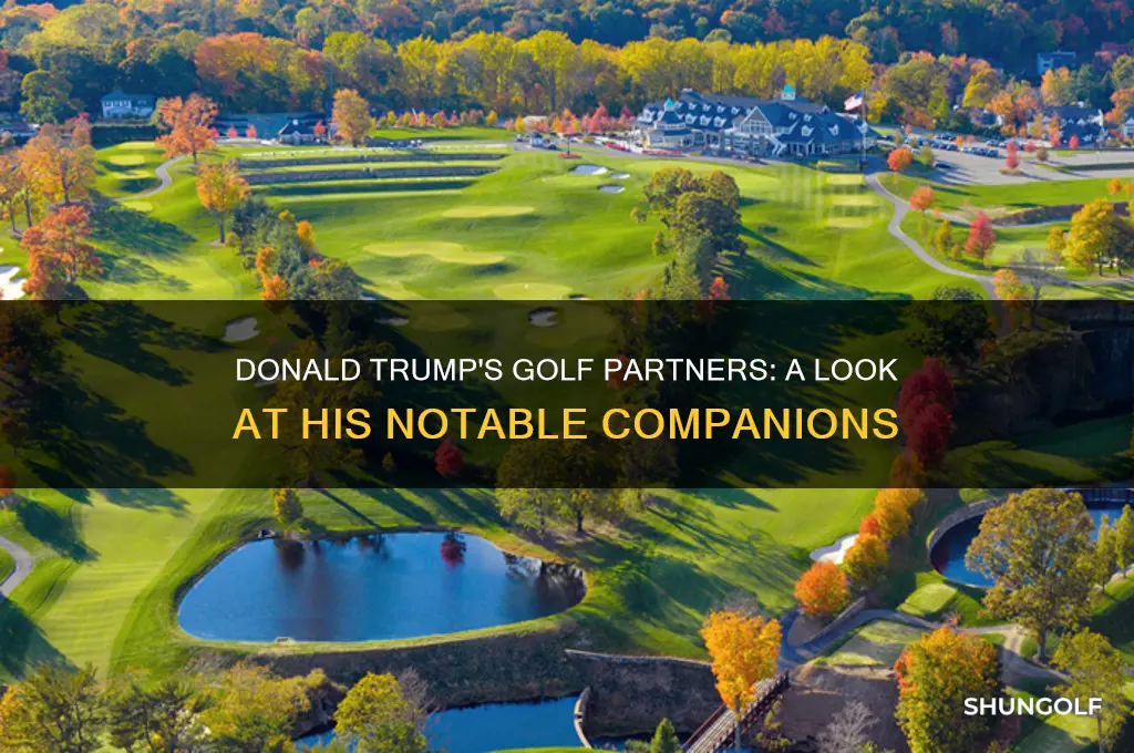 who did donald trump golf with
