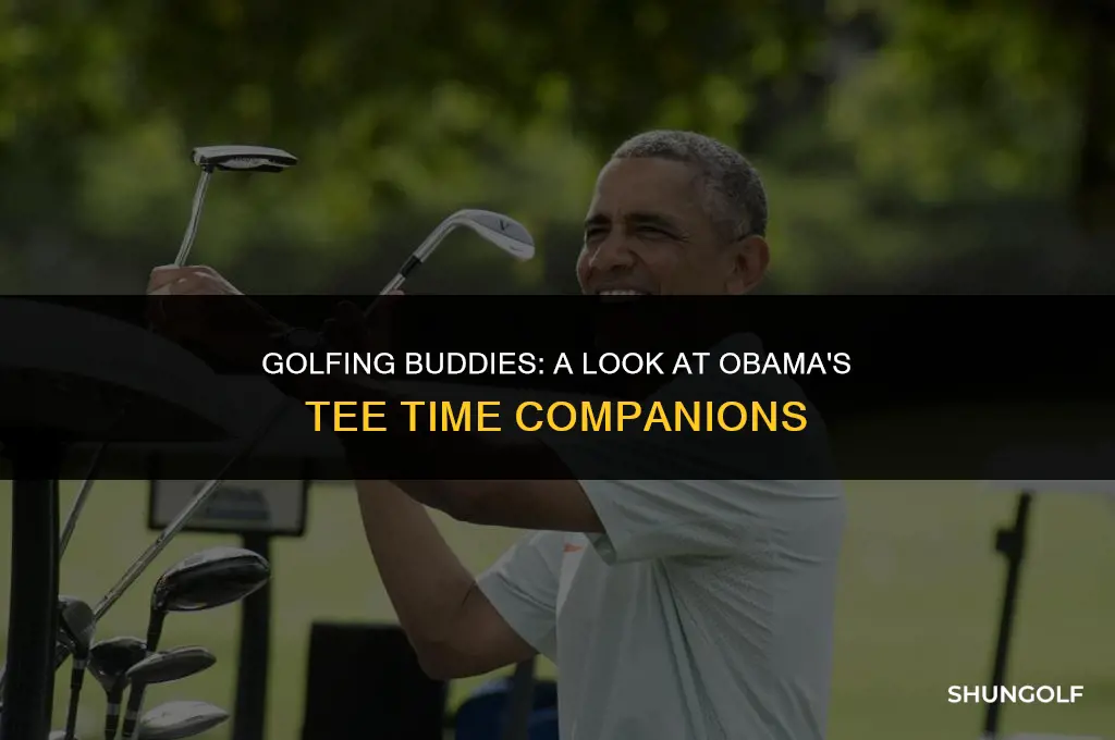 who did obama play golf with