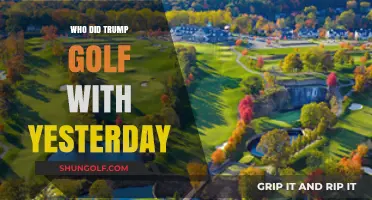 Trump's Golf Partners: Unveiling Yesterday's Exclusive Round on the Green