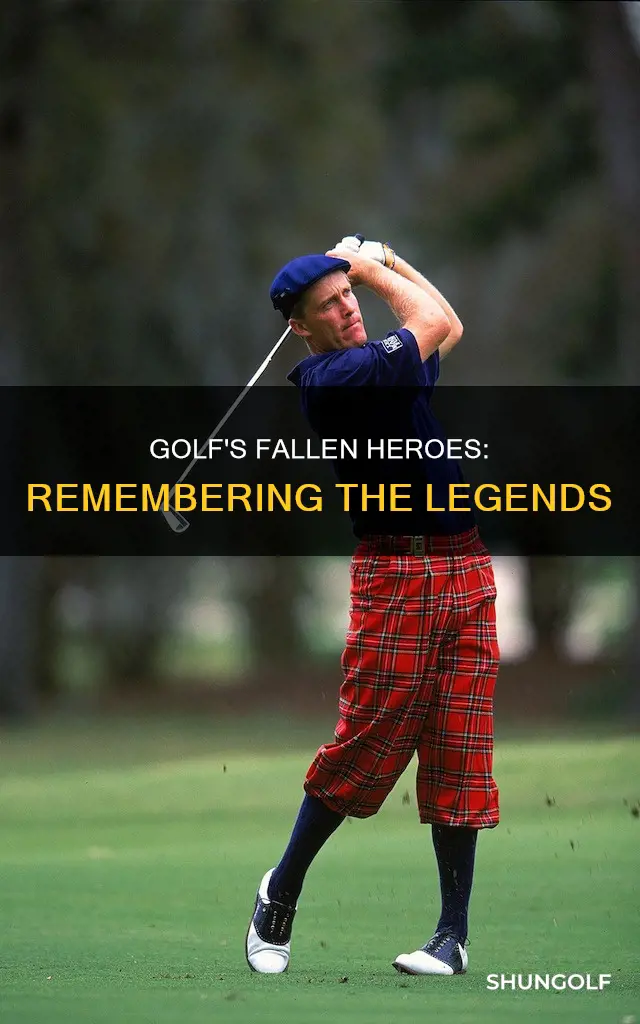 who died in golf
