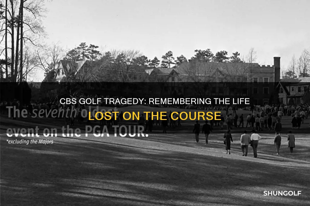 who died on cbs golf