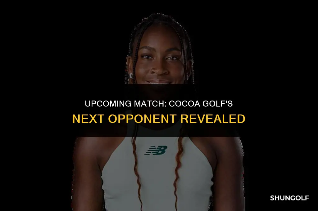 who do cocoa golf play next