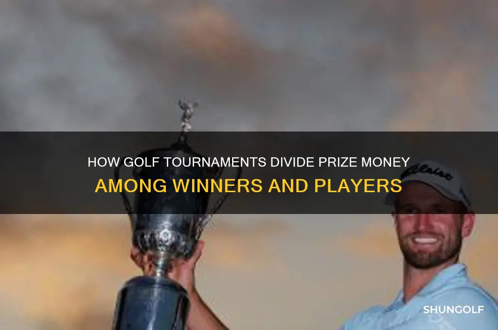 who do they divide the purse in golf