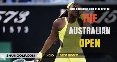 Coco Golf's Next Matchup at the Australian Open Revealed