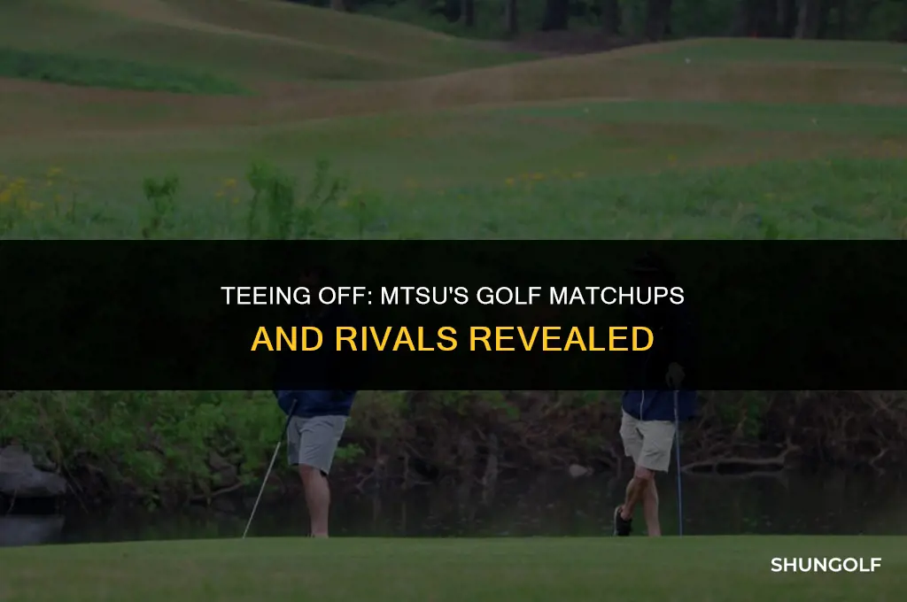 who does mtsu play in golf