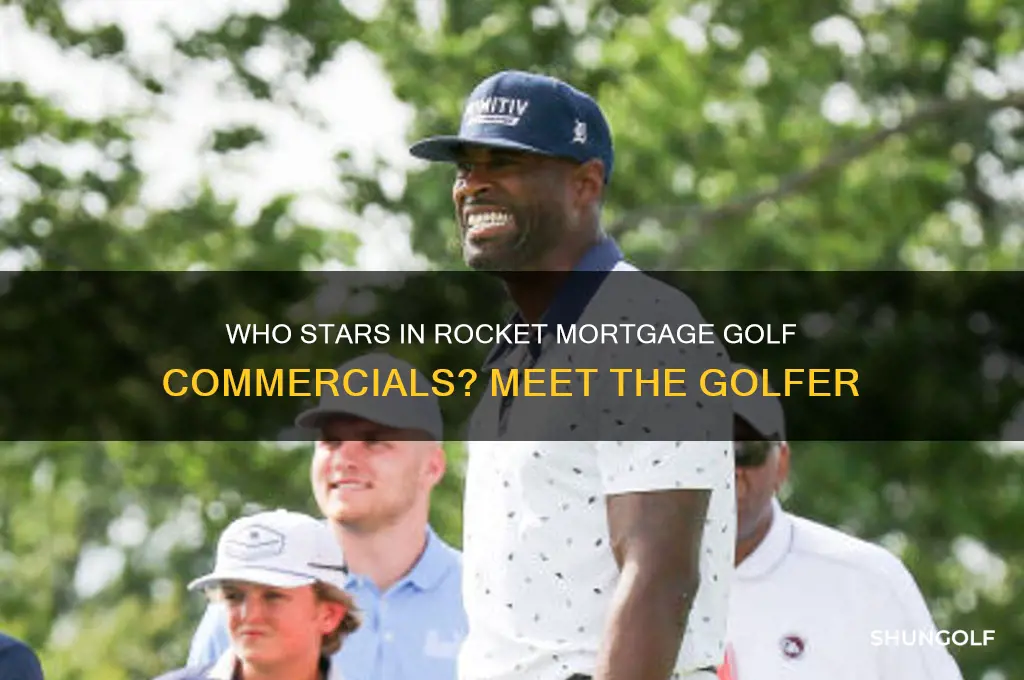 who does rocket mortgage commercials golfer